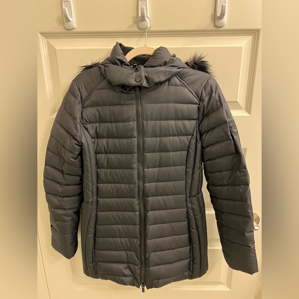 Tommy Hilfiger black jacket with hood